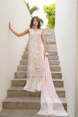 Fatima Khan | Eid Digital Silk Prints |   Flora