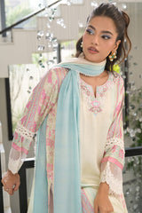 Fatima Khan | Eid Digital Silk Prints |   Sage Orchid