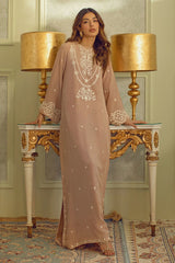 Ansab Jahangir | Summer Kaftans | Taupe Magic