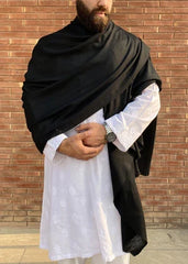 Luxurious Light Weight Kashmiri Shawl Black - Kashmir Krafts