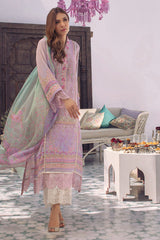 Ansab Jahangir | Digital Silk | Lilac Paisley