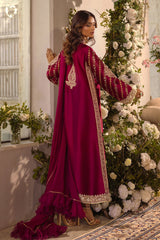Annus Abrar | Designer Picks 24 | VISAAL CRANBERRY-SHIRT AND DUPATTA