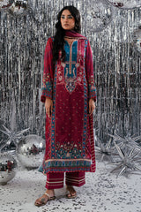 Fatima Khan | Disco Revival Festive Silk | Mystic Magneta