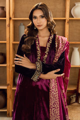 Fatima Khan | Warm Whisper Velvet 25 | Majestic Garnet