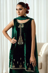 Fatima Khan | Warm Whisper Velvet 25 | Emerald Dusk