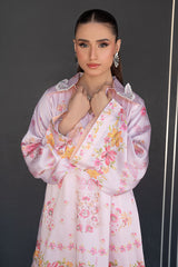 Fatima Khan | Layan Printed Eid Edit | Rosette Bloom - Coord Set