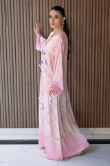 Fatima Khan | Layan Printed Eid Edit | Petal Blush Luxe