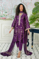 Annus Abrar | Sehr Eid Luxe | Izali Aubergine