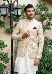 Ivory Gold Prince Coat ER 2071 - Edge Republic