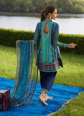 Farah Talib Aziz | Mayna Festive Luxe Pret | Azeema Angarkha And Dupatta