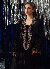 Farah Talib Aziz | Velvet Fete 4 | Nori Black Kaftan