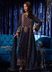 Farah Talib Aziz | Velvet Fete 4 | Reeya Velvet Shirt And Dupatta
