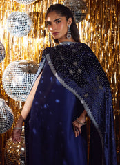 Farah Talib Aziz | Velvet Fete 4 | Elyra Silk Shirt And Pre-Draped Dupatta