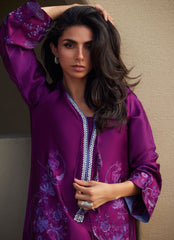 Farah Talib Aziz | Laani The Kaftan Edit | Gilly Grape Silk