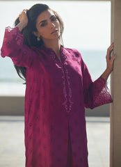 Farah Talib Aziz | Laani The Kaftan Edit | Marbella Magenta Silk