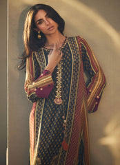 Farah Talib Aziz | Laani The Kaftan Edit | Ophelia Onyx Crepe