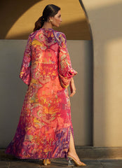 Farah Talib Aziz | Laani The Kaftan Edit | Mischa Magenta Crepe