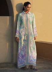 Farah Talib Aziz | Laani The Kaftan Edit | Marisol Ikkat Crepe