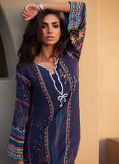 Farah Talib Aziz | Laani The Kaftan Edit | Zahara Midnight Crepe