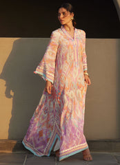 Farah Talib Aziz | Laani The Kaftan Edit | Solana Sunset Crepe