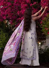 Farah Talib Aziz | Luxury Lawn 26 | Evita Ivory