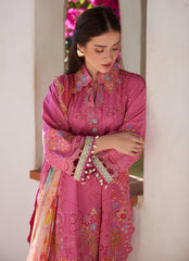Farah Talib Aziz | Luxury Lawn 26 | Palmira Pink