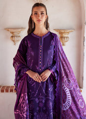 Farah Talib Aziz | Luxury Lawn 26 | Vicenta Violet