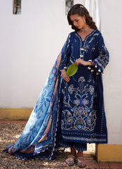 Farah Talib Aziz | Luxury Lawn 26 | Nia Navy
