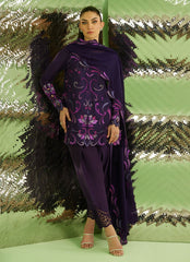 Farah Talib Aziz | Veya A Draped Capsule | Noir Aubergine