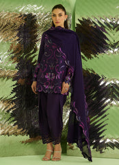 Farah Talib Aziz | Veya A Draped Capsule | Noir Aubergine