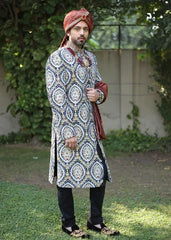 Groom Multicolor Luxury Sherwani OC-34 - Occasions Designer Wear