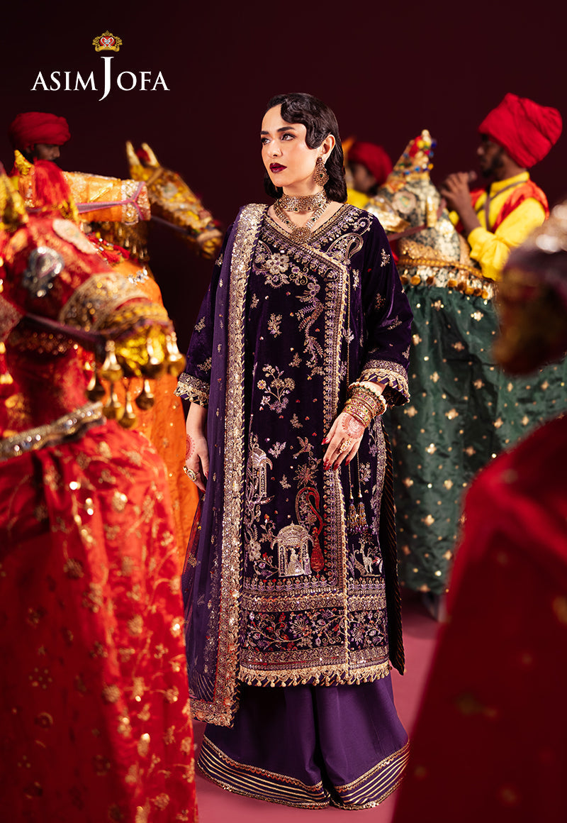 Asim Jofa | Makhmal Formals | AJMV-10 | Zayan Clothing UK