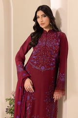 Rajbari | Premium Edition | Embroidered Chiffon Dopatta 08