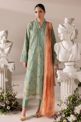 Rajbari | Premium Edition | Embroidered Chiffon Dopatta 06