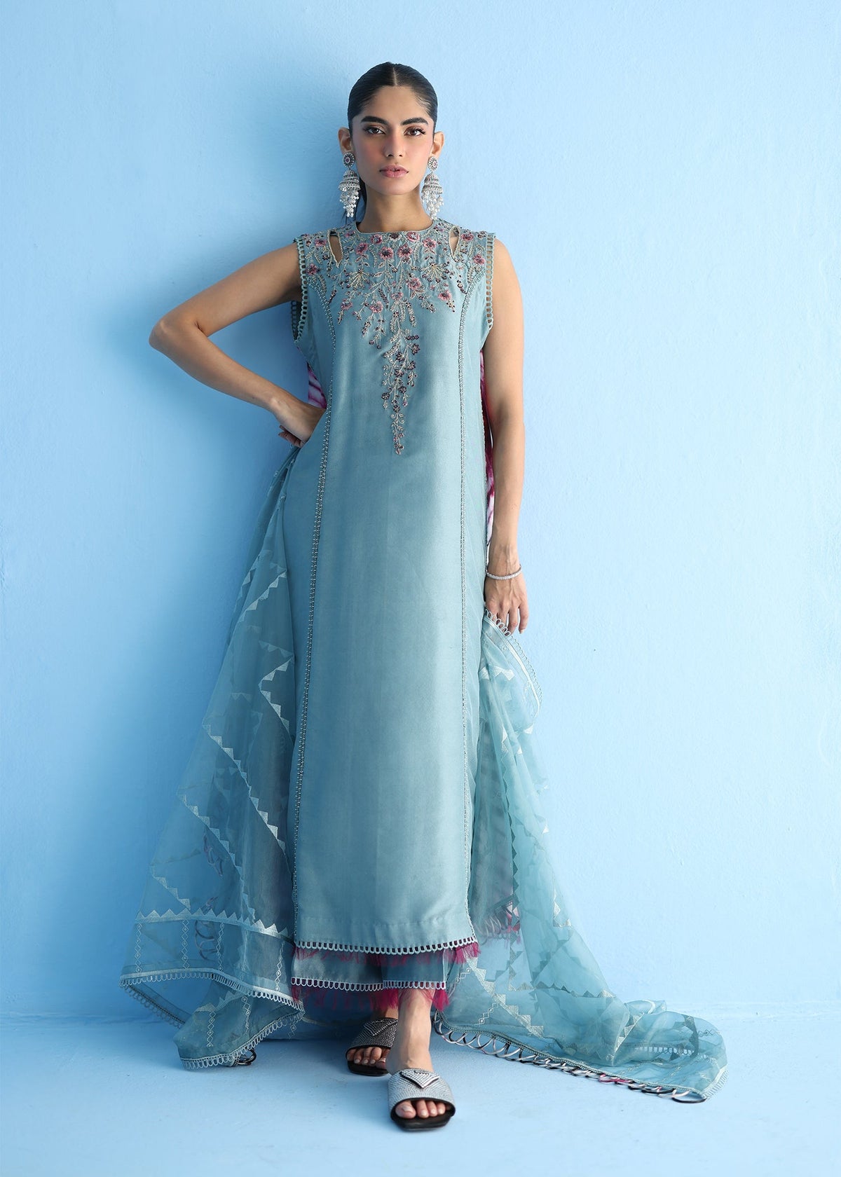 Umsha | Luxury Pret | SOAKED ASH PLUM