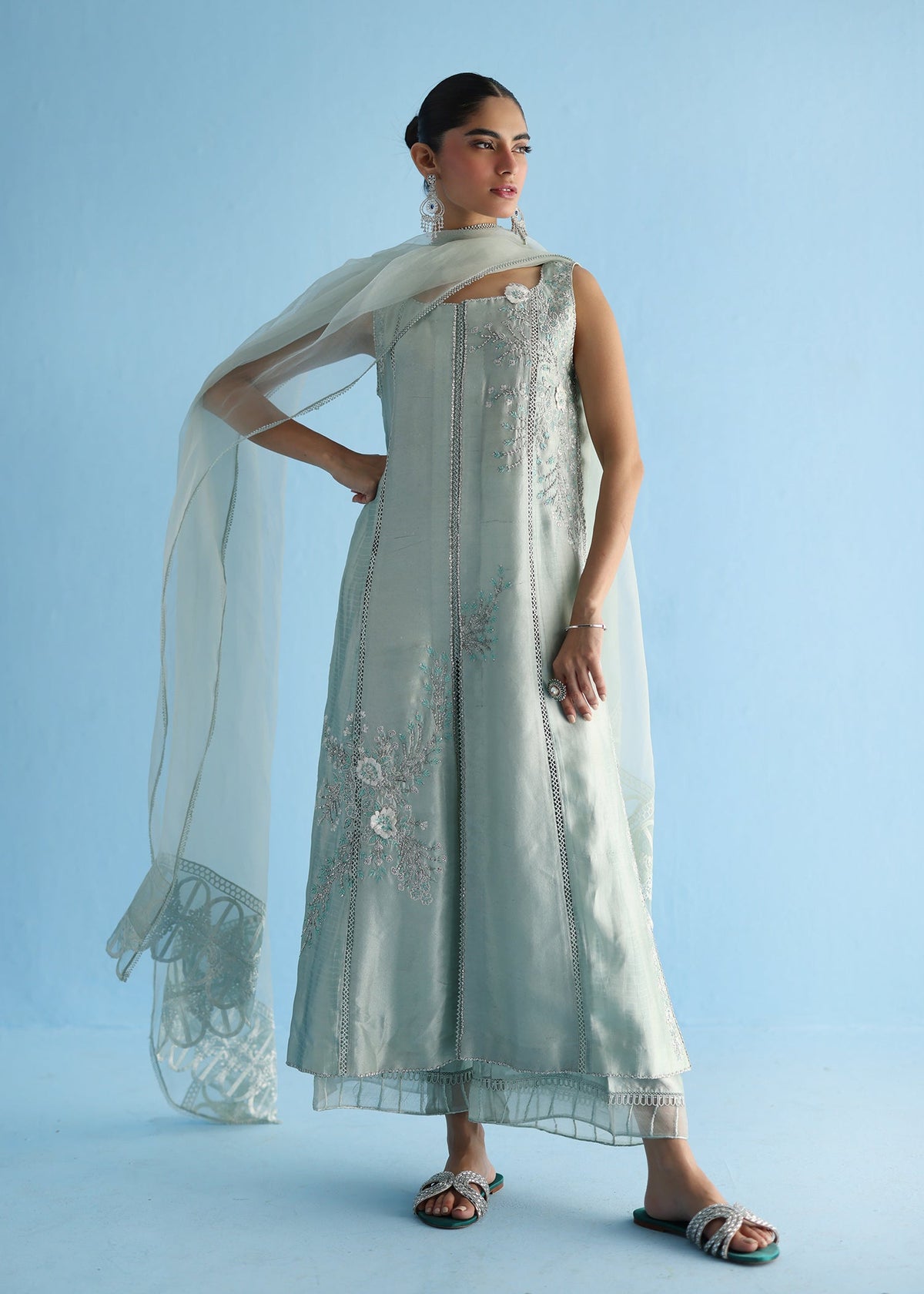 Umsha | Luxury Pret | AQUA ICE