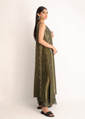 Umsha | Luxury Pret | ANTIQUE OLIVE