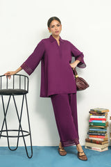 Sahar | Pret Essentials Winter 25 | Midnight Violet