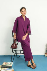 Sahar | Pret Essentials Winter 25 | Midnight Violet