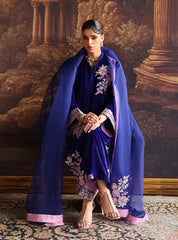 Zainab Chottani | Velura Velvet Edit 25 | Zelin Long Shirt