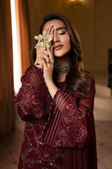 Lavish Premium | Ashnae Formals | Burgundy Veil