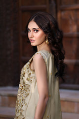 Wahaj M Khan | Nur Festive | Gold Mermaid Nur Lehnga