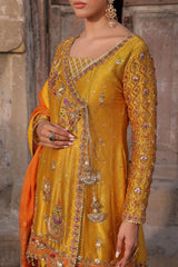 Wahaj M Khan | Banno Wedding Formals |Mayun jora - Sheesha Peplum set