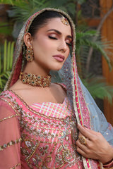 Wahaj M Khan | Nur Festive | Bubble Pink Nur Anarkali