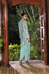 Wahaj M Khan | Nur Festive | Sage Gleam Nur Jacket