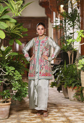 Wahaj M Khan | Nur Festive | Mint Jacket Nur Set