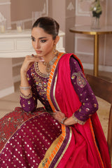 Wahaj M Khan | Banno Formals | MAHNOOR CHATAPATTI LEHNGA SET