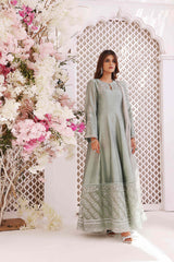 Wahajmkhan | Sitara Formals | MINT SILK ANARKALI OUTFIT