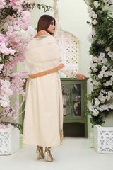 Wahajmkhan | Sitara Formals | IVORY COTTON OUTFIT