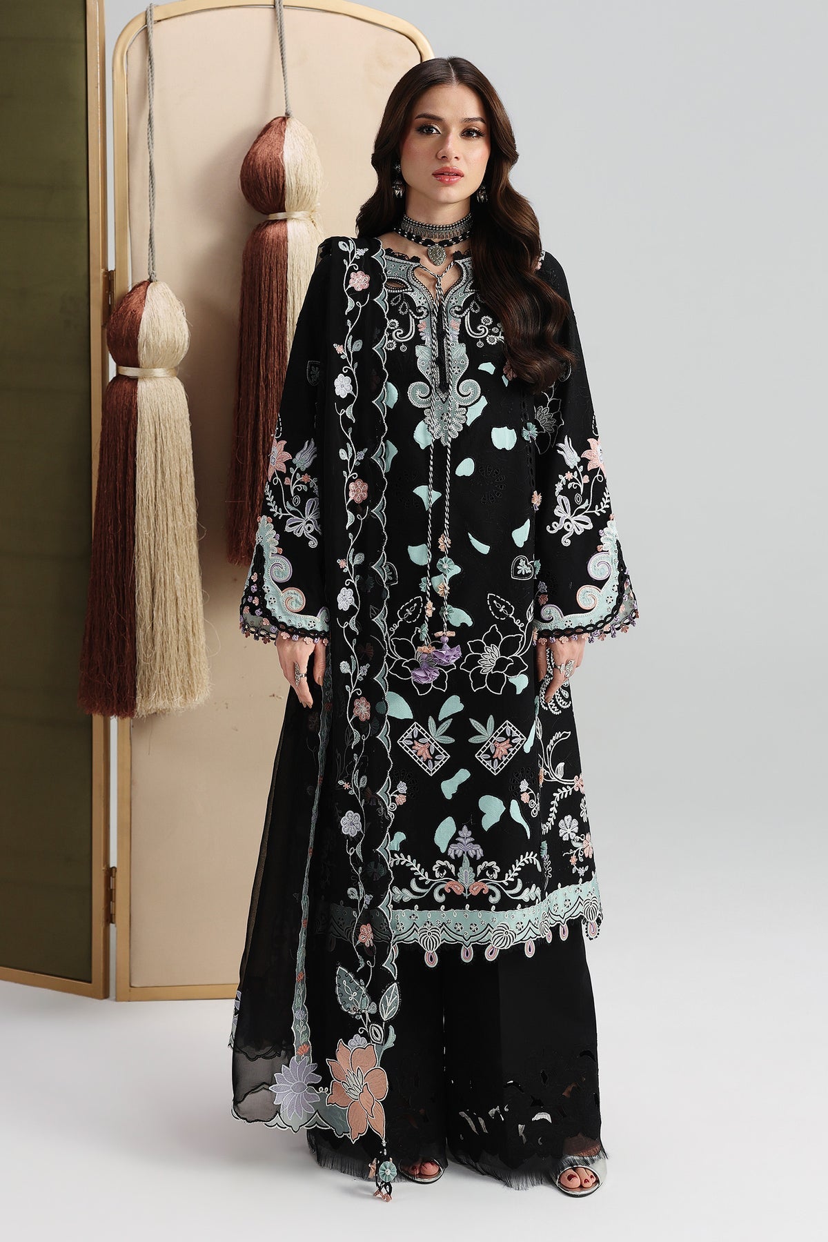 Qalamkar | Festive Lawn 26 | QFL-12 REHA